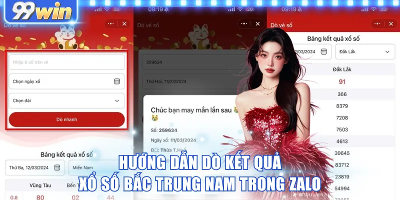 Hướng dẫn dò kết quả xổ số trong Zalo Hướng dẫn dò kết quả xổ số trong Zalo